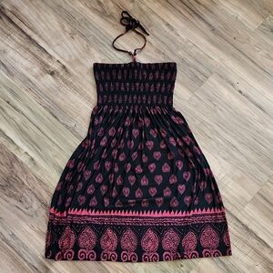 💙Candy Couture - Black and Pink Strapless Dress